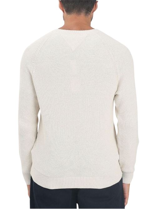 Maglioncino beige in cotone Tommy Jeans | DM0DM21655AFK
